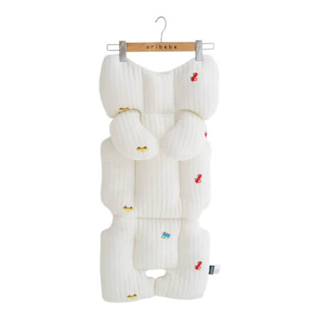 เบาะรองรถเข็น คาร์ซีท ARIBEBE ผ้าฝ้าย ลายรถยนต์_0